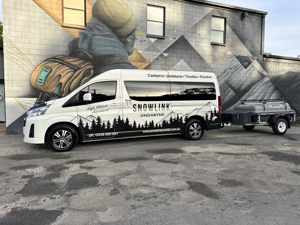 Snowlink 2021 Toyota HiAce in Jindabyne
